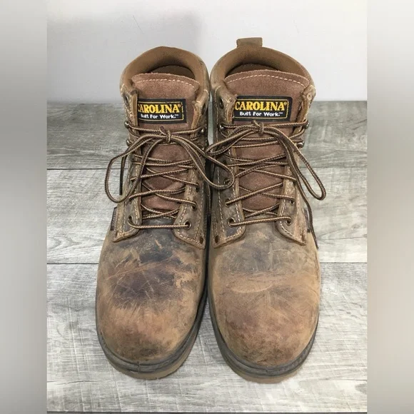 Carolina CA3044 Soft Toe Waterproof Scubaliber EH Leather Mens Work Boots Size 9 - Picture 4 of 11